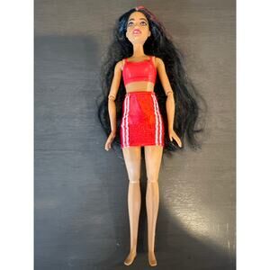 Barbie Cutie Reveal Panda Red Dark Hair Doll 2021